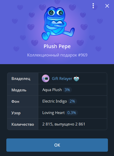 тг подарок пепе